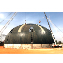 LF Structure en acier Cadre d&#39;espace Construction de toit Dome Clinker Silo Coal Storage Hangar Conception